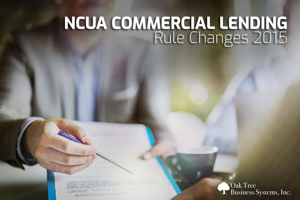 NCUA Commercial Lending Rules for Credit Unions 2015