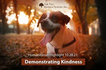 Humanitarian Highlight 10.28.2021: Demonstrating Kindness