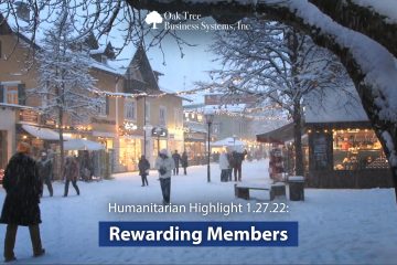 Humanitarian Highlight 1.27.22: Rewarding Members
