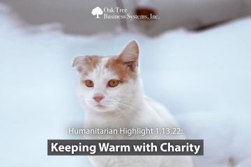 Humanitarian Highlight 1.13.22" Keeping Warm with Charity