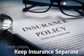 Credit Unions, Keep Insurance Separate