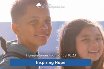 Inspiring Hope - Children smiling. Boy and girl.