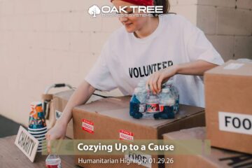 cozying up to a cause