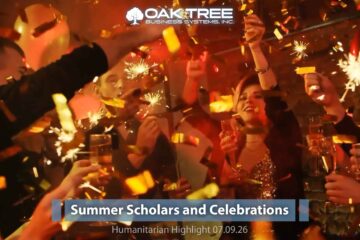 summer scholars and celebrations